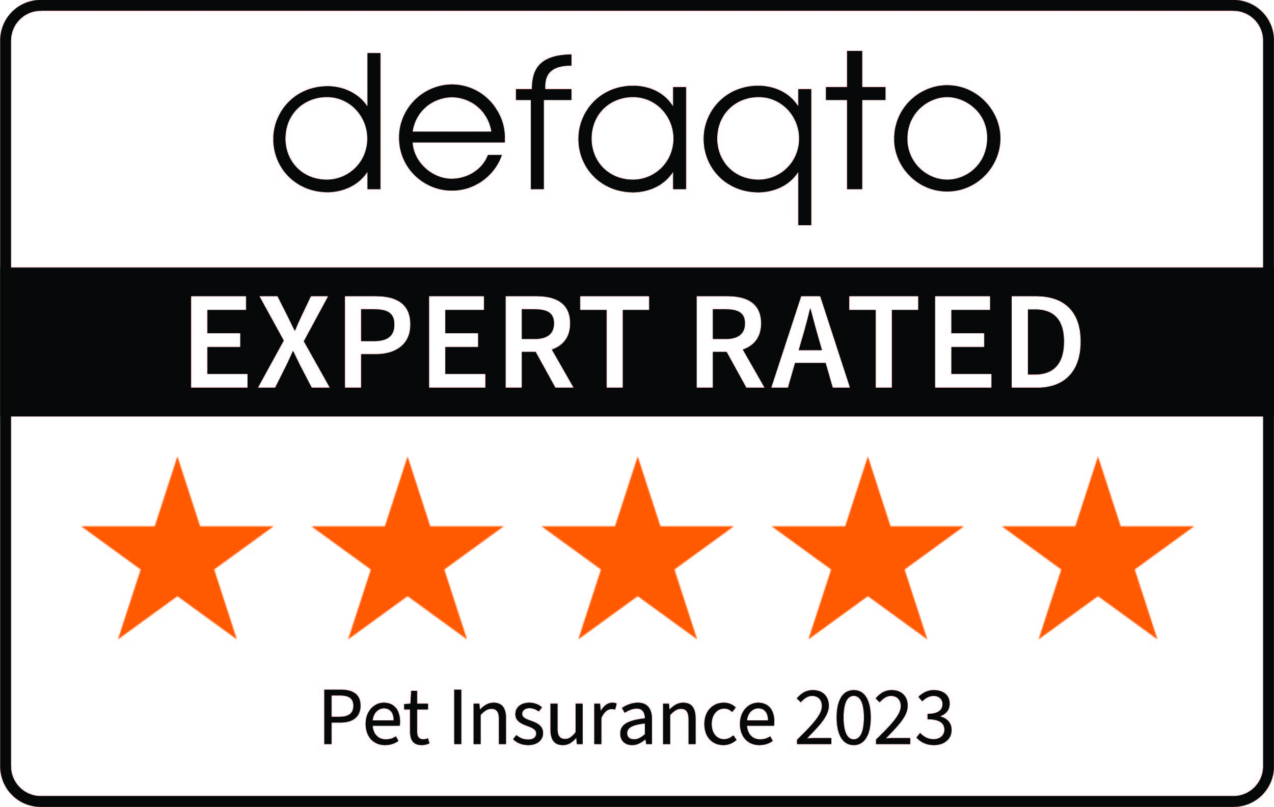 Defaqto 5 star rating 2023 image